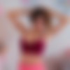 PhotoSets/Charlotte strip tease in pink plastic pants