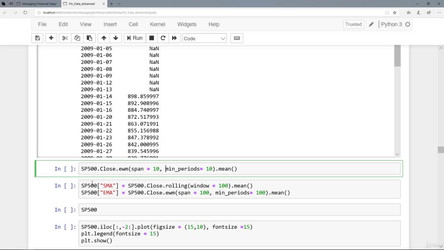AlgorithmicTradingA-ZwithPythonandMachineLearning.18.11/10. Financial Data Analysis with Pandas  - an Introduction/15. Exponentially-weighted Moving Averages (EWMA).mp4