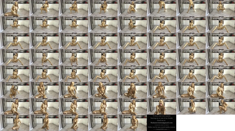 [ManyVids] Amiee Cambridge - Full Siterip (159 Videos)/Amiee Cambridge - Cum For My Gold Covered Body.mp4